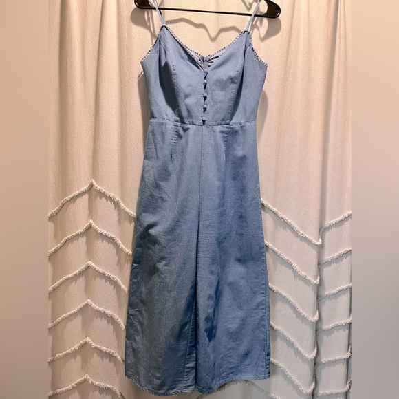 Lulus Denim Wash Jumpsuit, XS - Picture 1 of 1